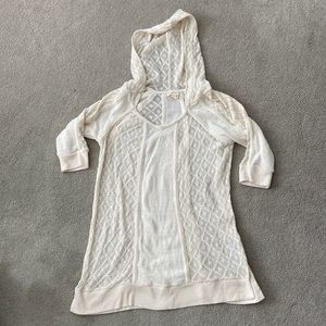 Hooded sweater top from Anthropologie